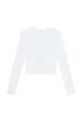 Long Sleeve Cropped Boy Tee