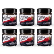 Candied Strawberries in Syrup 10.6 oz , Set of 6