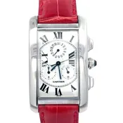 18kt White Gold <br> Cartier Tank <br> Americaine