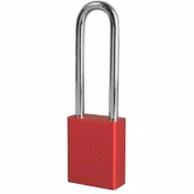 American Lock Padlock A1107R - Anodized Aluminum - Red - 3" Shackle - KD