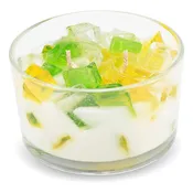 2-Wick Color Bowl Candle - CITRUS MELONMINT