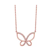 10Kt Rose Gold Diamond 1/10Ctw Pendant