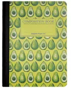 Avocado Composition Book (Wide Ruled Pages)