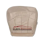 00 01 Ford F150 Lariat 4X4 2WD 7.3L Diesel -DRIVER Bottom Leather Seat Cover TAN