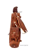 6" Pencil Style Golf Bag - Premium Leather