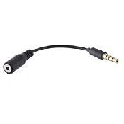 2.5mm to 3.5mm adapter for use with  iPhone and other smart phones