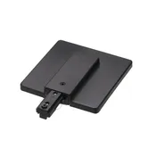 0.75" Height Live End With Outlet Box Cover - Black