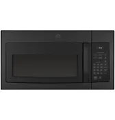 29.875" Ge 1.6 Cu. Ft. Over The-Range Microwave Oven - Black