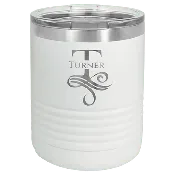 10 oz. Stainless Steel Vacuum Insulated Ringneck Tumbler with Clear Lid