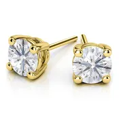 1/2 ctw Lab Grown Round Diamond Stud Earrings