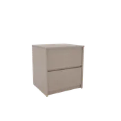 CLAYTON DRIFTWOOD 2 DRAWER NIGHTSTAND (N-2BC-2020)