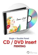 CD & DVD Package Printing: 250 Custom Case Wraps from $39.80