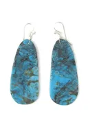 Turquoise Slab Earrings (ER9114)