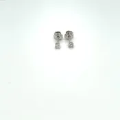 14KT White Gold 0.10PT Round Diamond Studs — Joe Marche By the Sea