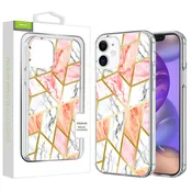 Airium Fusion Protector Cover for Apple iPhone 12 mini - Electroplated Pink Marbling
