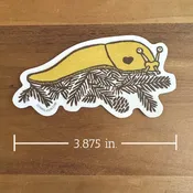 Banana Slug STICKER — lynn-oleum