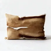 African Springbok Hide Lumbar Pillow