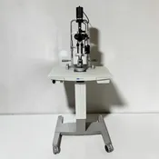 Haag Streit BM 900 Slit Lamp with Haag Streit 900 Tonometer and Rolling Table – Used