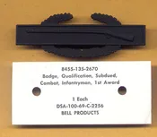Army Combat Qualification Badge, Infantryman Subdued