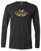 Surf Oval Long Sleeve - Dark Grey Heather
