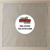 3 Mil Outer Vinyl Sleeves – 12" 50 Pack