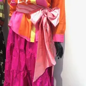Carolyne Roehm PINK Silk Sash — BOHEMIAN ROYALTY