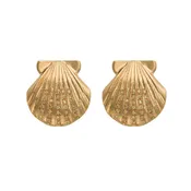 Canary Diamond Shell Studs
