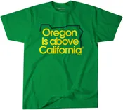 Oregon is Above California Tee - 2 Colors