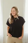 Black Cable Knit Sweater