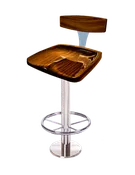 Back Fin Bar Stool