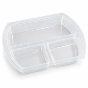 Michley Replacement Organizer Tray for Large Owl-Patterned Sewing Basket – 3 Compartments