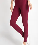 Butter Leggings with Triangular Side Pockets - Multiple Colors