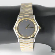 Pre-owned Ebel Two Tone 18K Stainless Steel Sportwave 33mm
