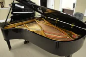 Young Chang Semi-Concert Grand Piano Model G213, Ebony Polish, with Renner action, 7' 0" length