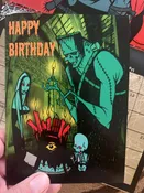 Happy Birthday ghoul gang greeting card