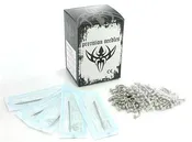 100 Sterile Needles and 100 Curved Barbells - Piercing Kit