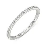 Full Eternity Band, Rose Gold Diamond Band, Diamond Wedding Band, 14k Wedding Ring, Micro Pave Eternity Ring, Matching Band, Promise Ring