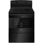 AMANA SMOOTH TOP BLACK ELECTRIC RANGE