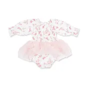 Angel Dear Ballet Toile - Long Sleeve Smocked Bubble with Tutu