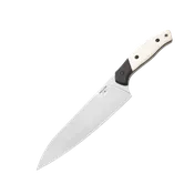 12 7/8″ White Smooth Bone & G10 Professional Chef Knife