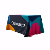 6 Ft Ultra Wrinkle Resistant Logo Tablecloth