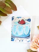 Birthday Strawberry on Top Greeting Card by Carpe Diem Papers