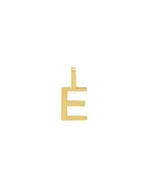 14k initial charm - E