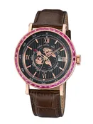 Automatic 36 gemstones with date Cosmopolitan Theorema GM-133-4 |Rose|