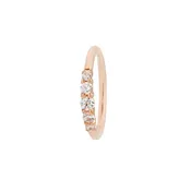Brigitte Seam Ring with CZ