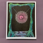 SPIKEY DEMON BALL: Risograph by Anthony Beitling | ODDITIES PRINTS