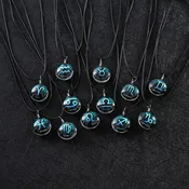 LUMINOUS ZODIAC PENDANT NECKLACE