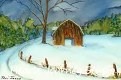 Barn in Snow