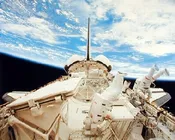 Space Shuttle Doors Open Poster