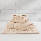 1888 Mills Crown Touch™ Greek Key Bath Mat 21 X 32         100% Cotton Beige-4 DZ.